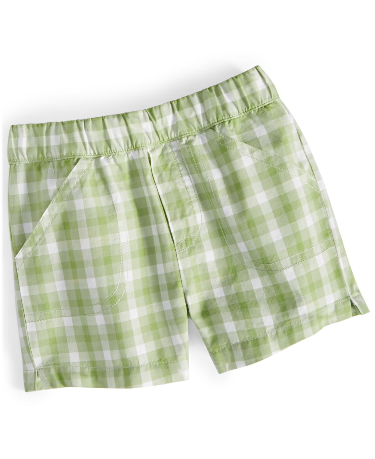 First Impressions Baby Boys Plaid Woven Shorts, Created For Macy's In Reseda