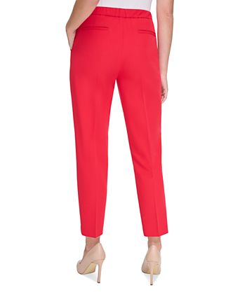 ladies red dress slacks Qiyuancai Womens Solid Color Slacks With Pockets Womens Business Casual Elastic Work Pants Pants Women XXL, Women's, Size: 2XL The Classic DPYP Dress Pant Yoga Pant Straight Leg delivers the polish of dress pants with the stretch and comfort of yoga pants BOSS Tokalia Flare Pants |
