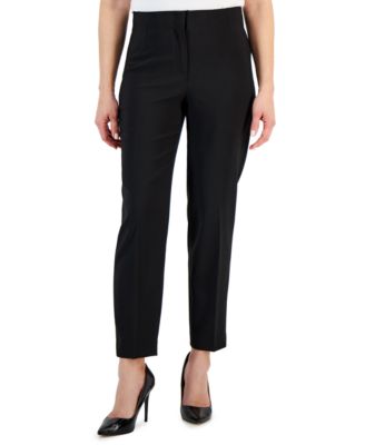 Anne Klein Petite Hollywood-Waist Creased Ankle Pants - Macy's