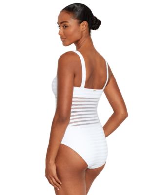 Women's Square-Neck One-Piece Swim Suit