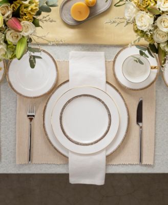 Haku Set of 4 Dinner Plates, 11"