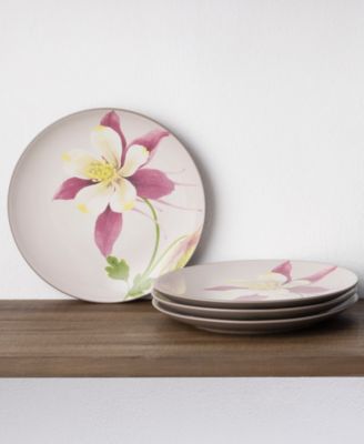 Colorwave Floral Accent Plates, Set of 4