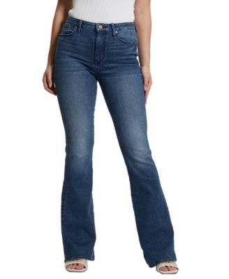 GUESS - Women's Sexy High-Rise Flared-Leg Jeans