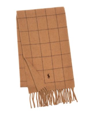 Men's Reversible Windowpane Scarf