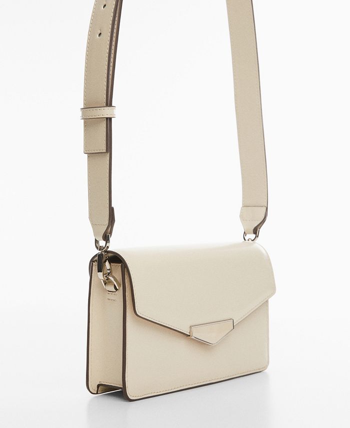 MANGO Women's Flap Detail Crossbody Bag - Macy's
