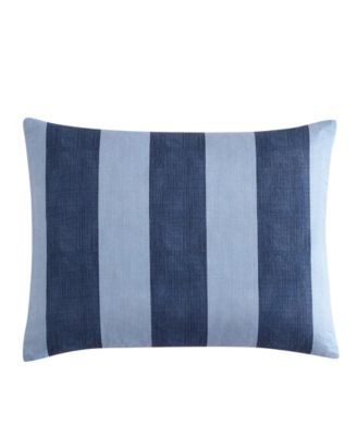 Shop Juicy Couture Denim Stripe Comforter Sets In Blue Stripe