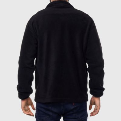 Trent Mens Full Zip Up Fleece Jacket Soft Casual Warm Zipper Coat