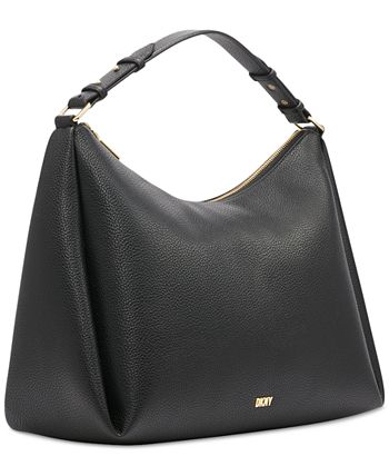 DKNY Women's Hailey Hobo Bag - Casual Classic Tote Handbag For Daily Use & Travel