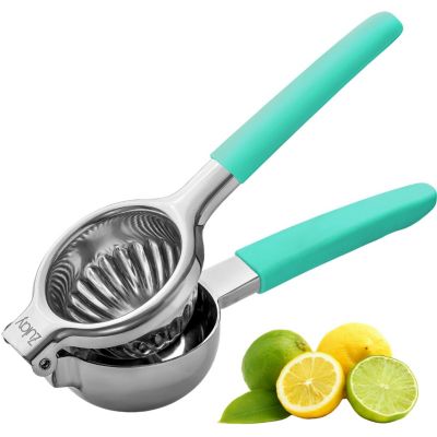 Stainless Steel Lemon Squeezer – Heavy Duty, Solid Metal Bowl, Easy to Use