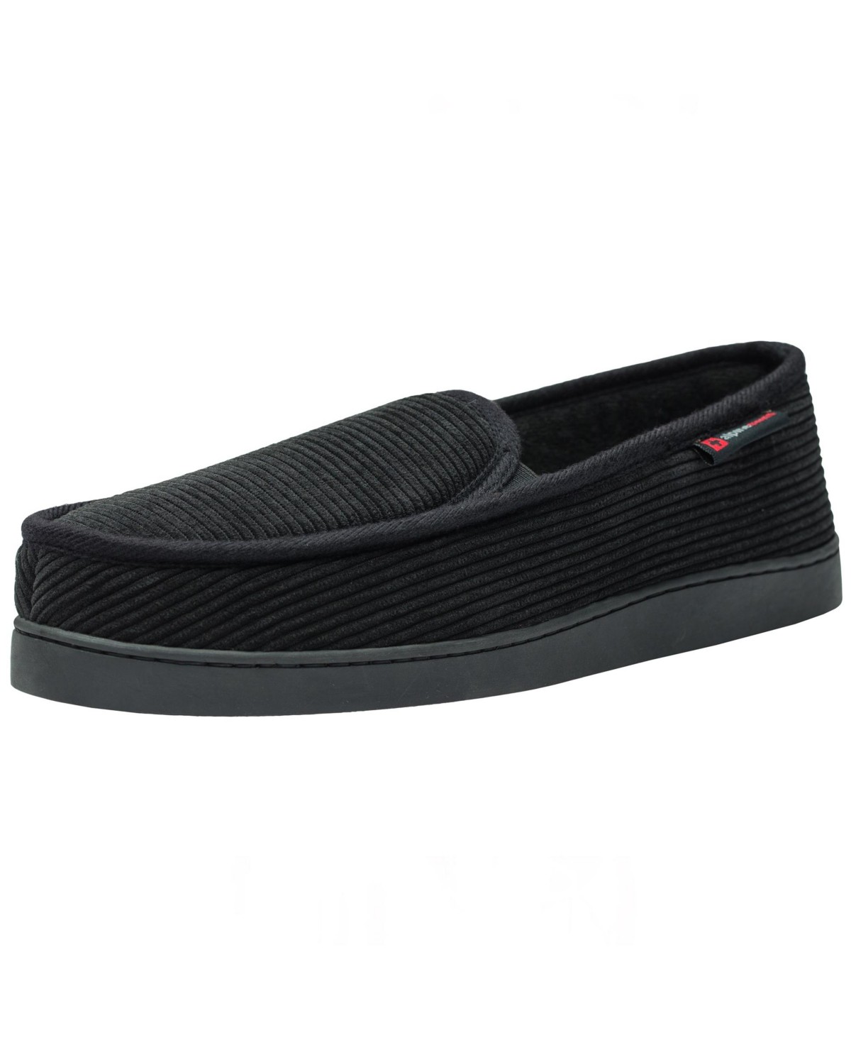 Мужские Alpine Swiss Men's Wide Slippers Steve Moccasin House Shoes Memory Foam Insole Corduroy Slip-On Terry Lining Indoor Outdoor Non-Slip Rubber Outsole — фото 1