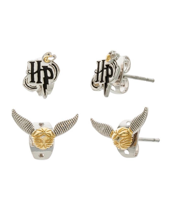 Golden snitch stud earrings new arrivals
