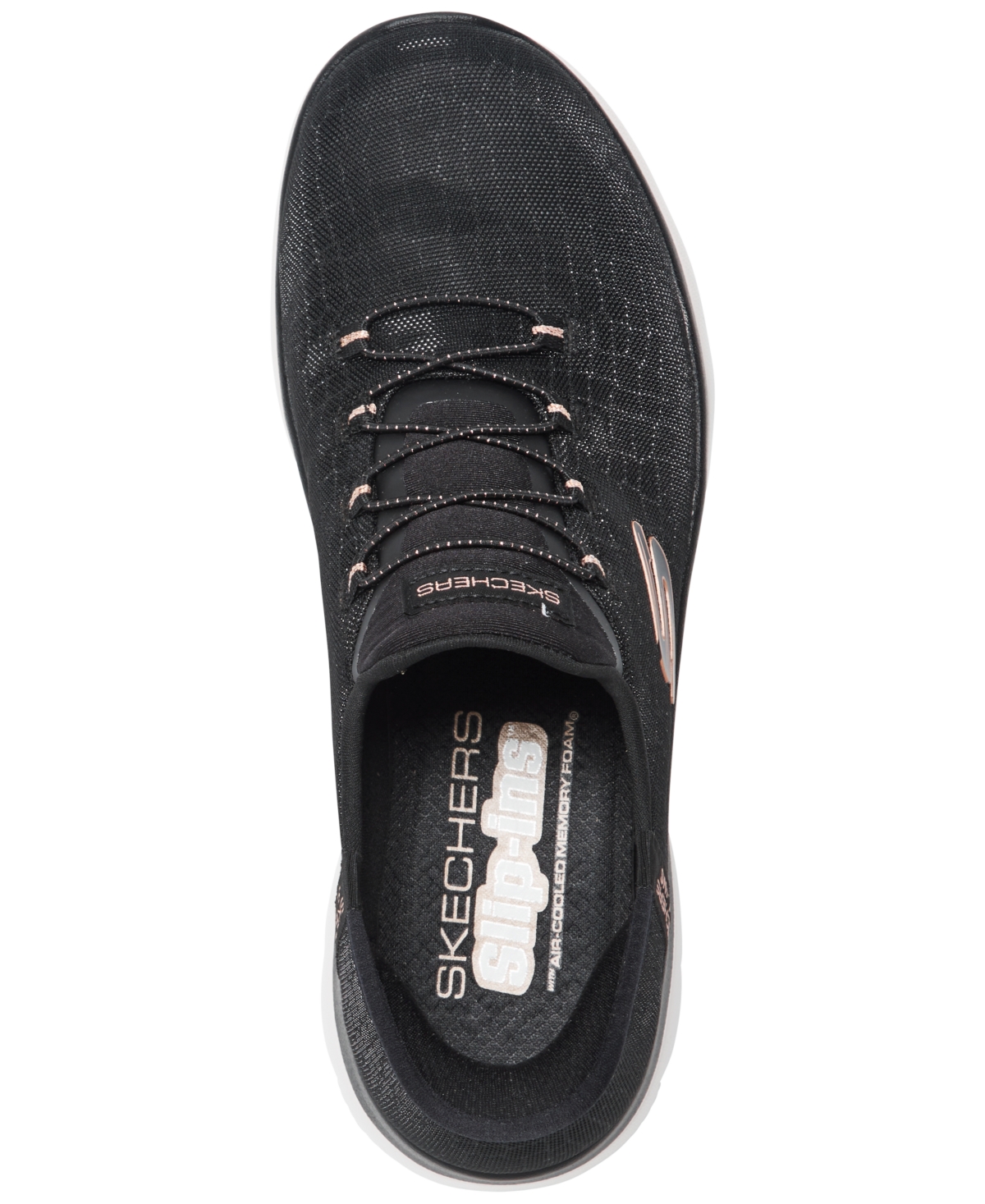 Skechers Women's Slip-Ins- Summit - Classy Night Casual Sneakers from Finish Line - Rose Gold
