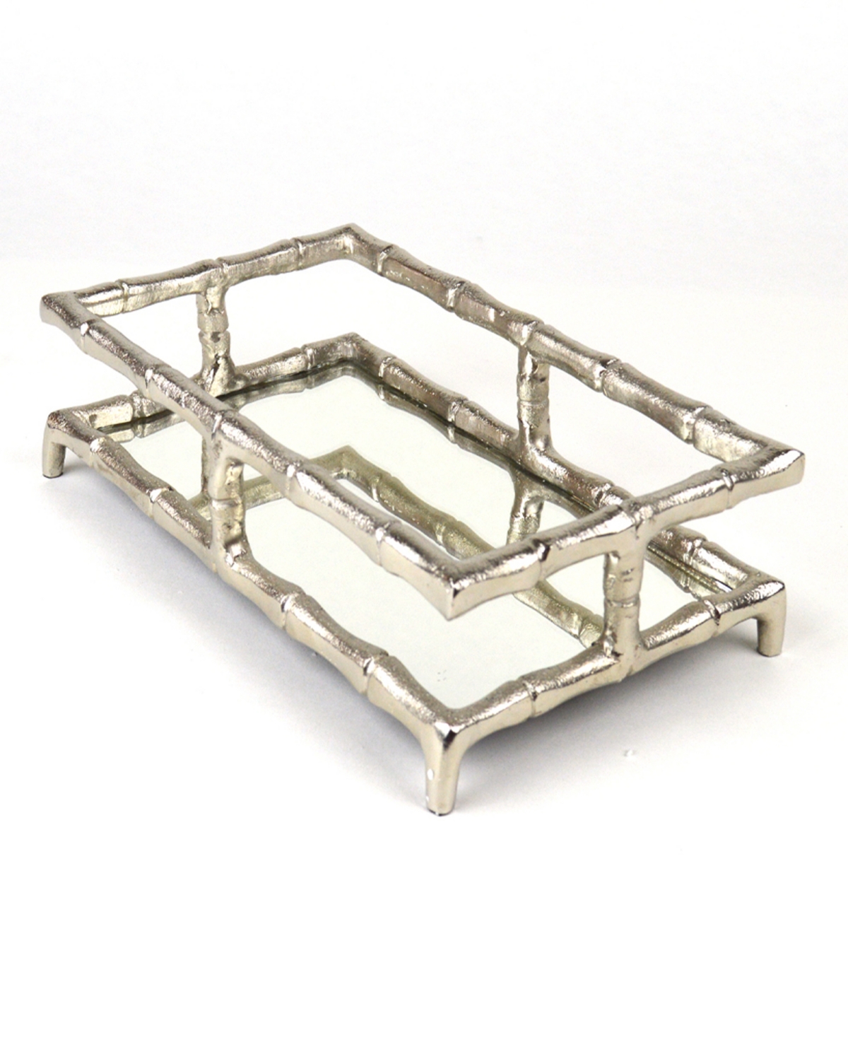 8 Oak Lane Metal Napkin Tray In Silver