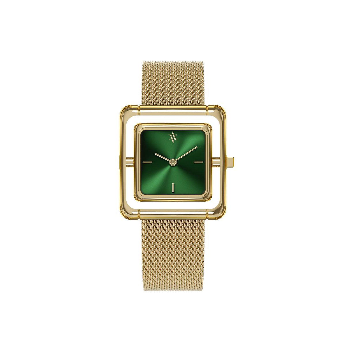 Umbra Women's Emerald Mesh Watch - Emerald