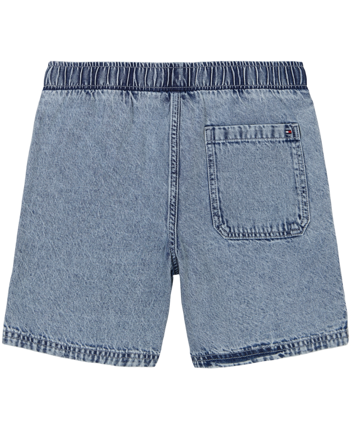 Shop Tommy Hilfiger Little Boys Sporty Denim Shorts In S Wash