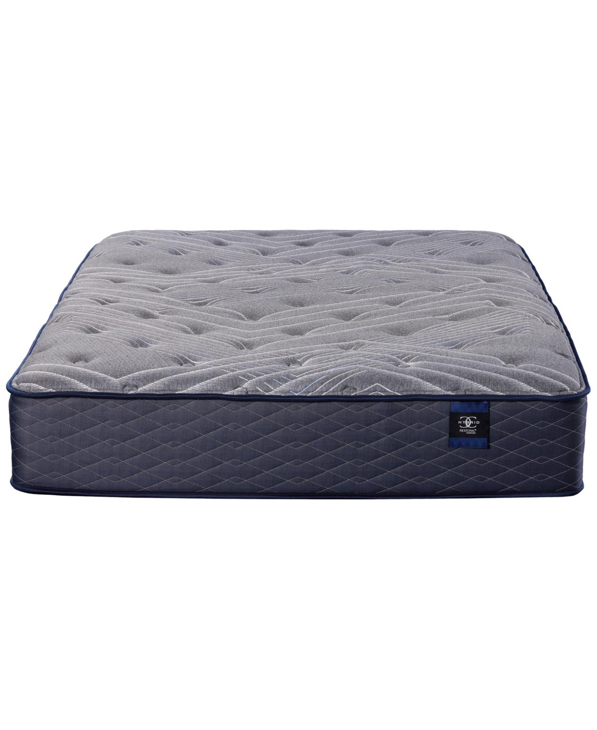 Shop Restonic Waldorf 13" Plush Mattress- King In Dark Grey