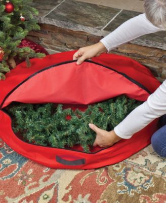 36&amp;quot; Premium Christmas Wreath Storage Bag
