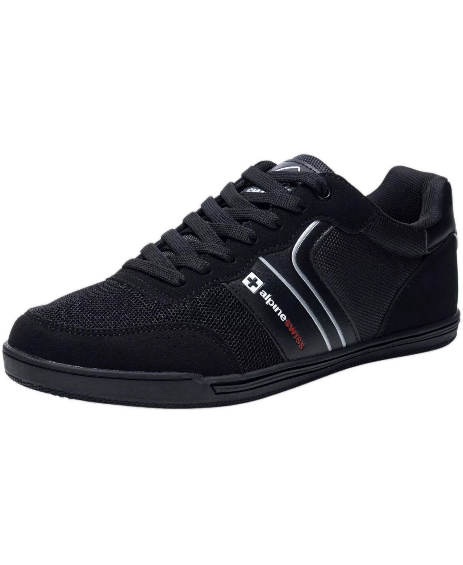 Men's Liam Fashion Sneakers Suede Trim Low Top Lace Up Tennis Shoes