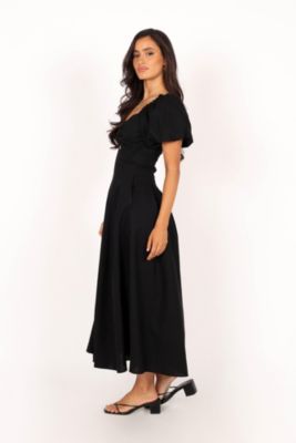 Maria Puff Sleeve Midi Dresses