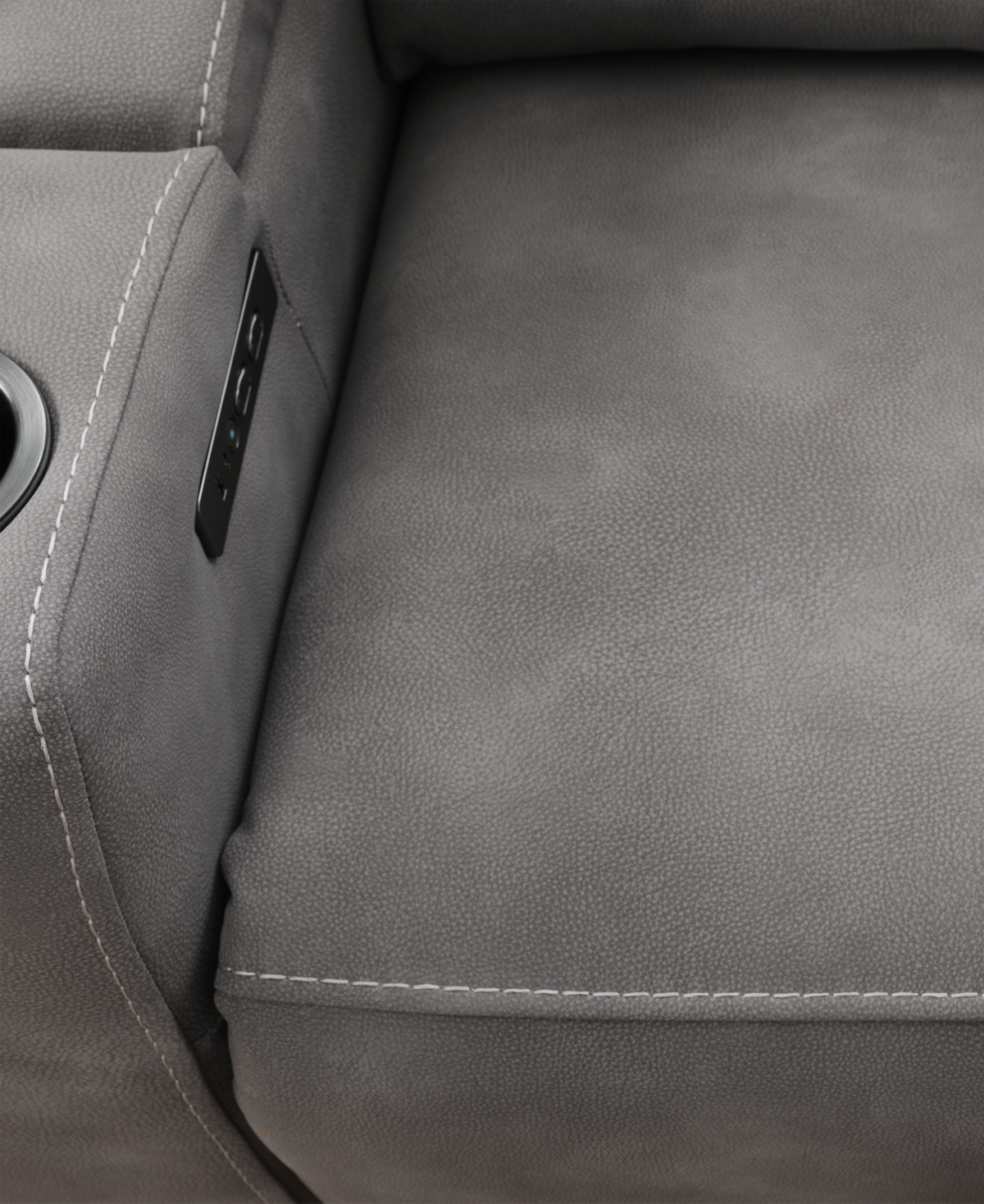 Greymel Zero Gravity Fabric Chair with Power Headrest, Created for Macy's