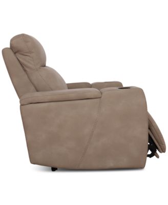 Greymel 37" Zero Gravity Fabric Chair with Power Headrest, Created for Macy's