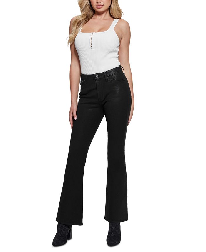GUESS Women's Sexy HighRise FlareLeg Jeans Macy's