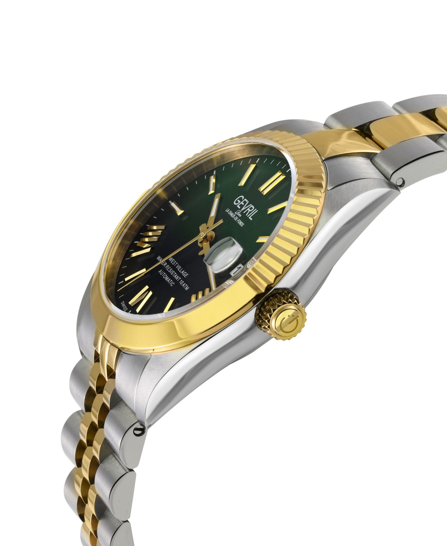 Мужские часы Gevril West Village Fusion Elite Two-Tone Stainless Steel 40mm — фото 3