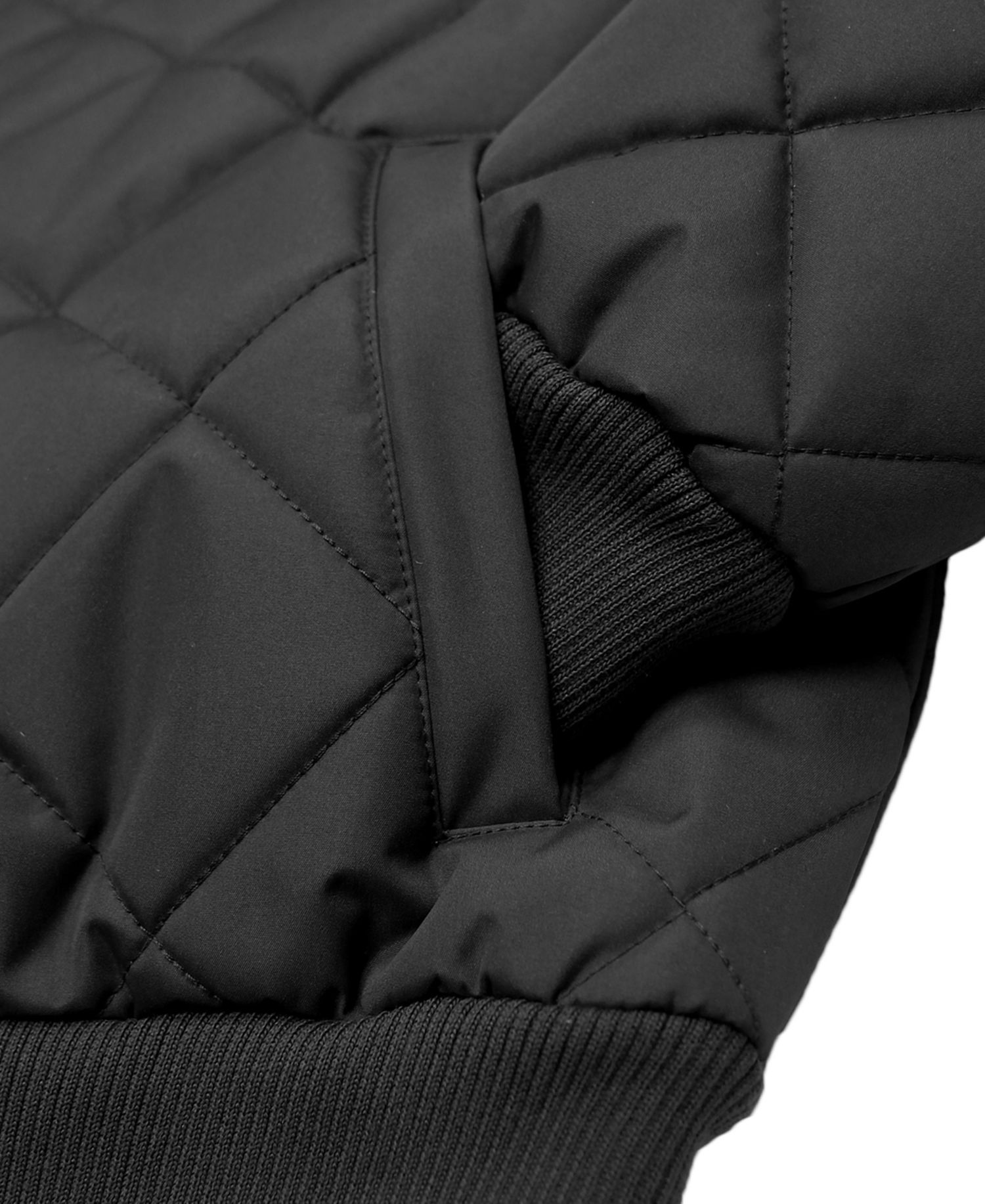 Men's Quilted Bomber Jacket