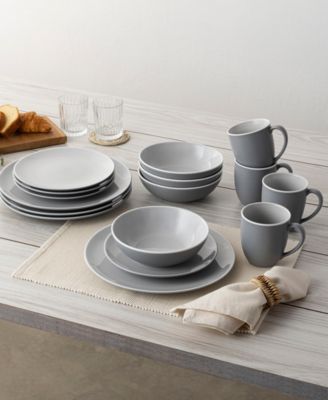 ColorTrio Coupe 16 Piece Dinnerware Set, Service for 4