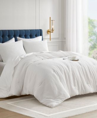 Mina Waffle Textured 3-Pc. Comforter Set, King/California King