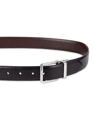 Men's Reversible Leather Dress Belt