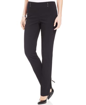 JM Collection Studded Pull-On Pants 