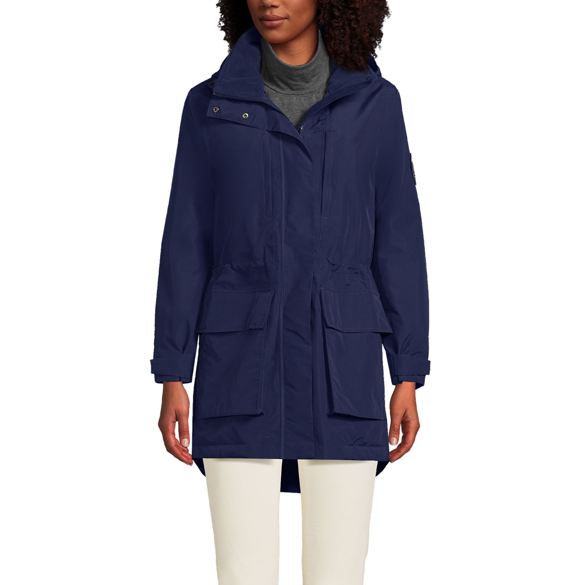 Women's Petite Squall Waterproof Insulated Winter Parka - Deep sea navy