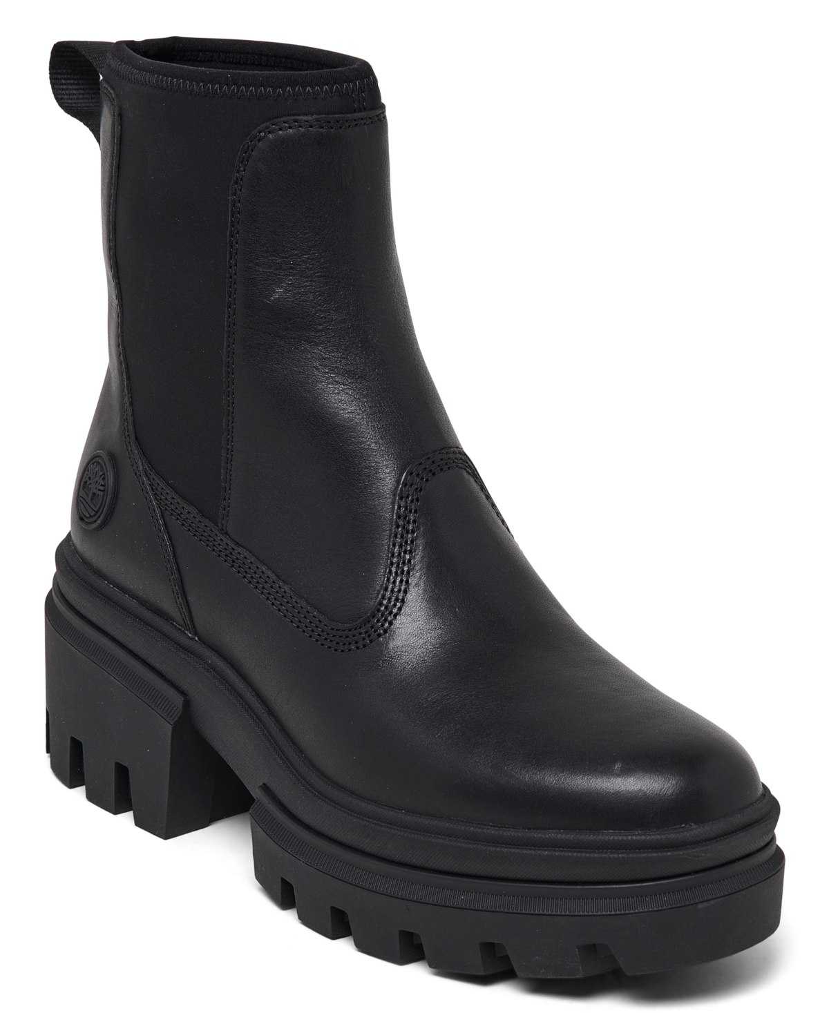 Timberland Women's Everleigh Chelsea Boots From Finish Line In Jet Black