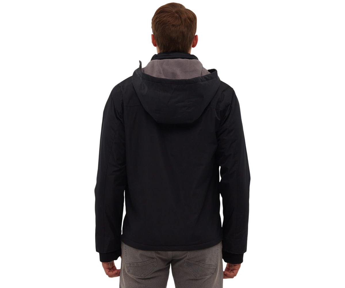 Bench Dna Men's Hawn Double-Faced Ripstop Hooded Jacket