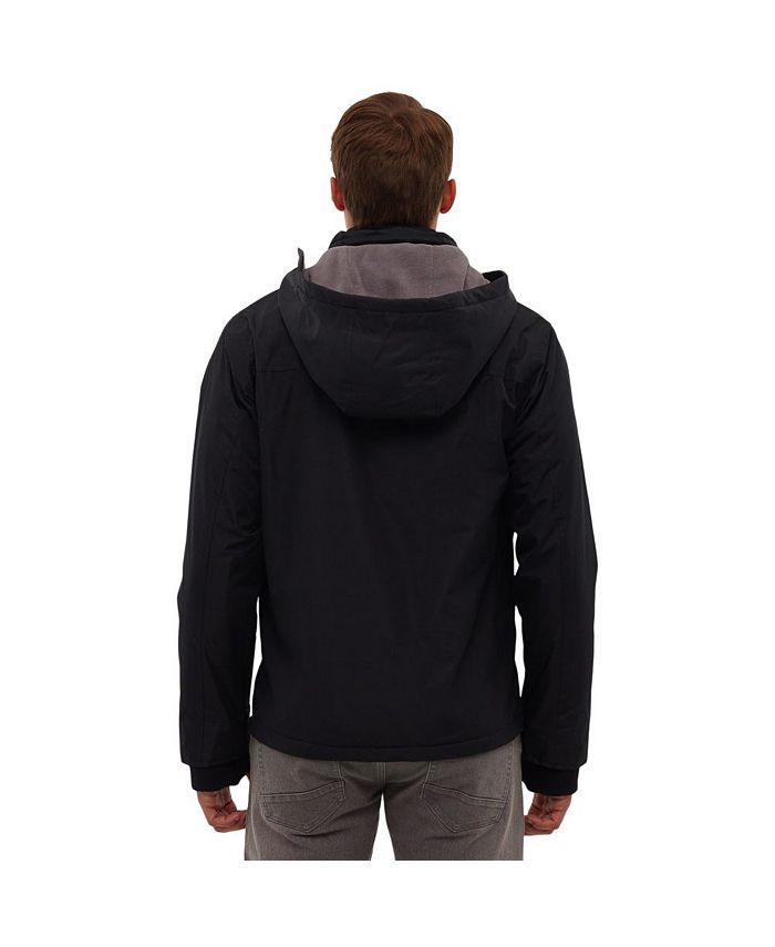 Bench DNA Men's Hawn DoubleFaced Ripstop Hooded Bomber Jacket Macy's