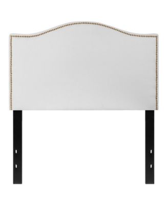 Arched Twin Headboard With Accent Nail Trim