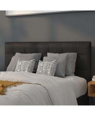 1 Pc Upholstered Headboard Full Size Button Tufted Design Bedroom Furniture