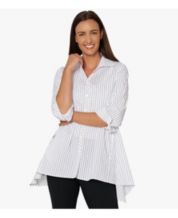 Macy's ladies white tops sale