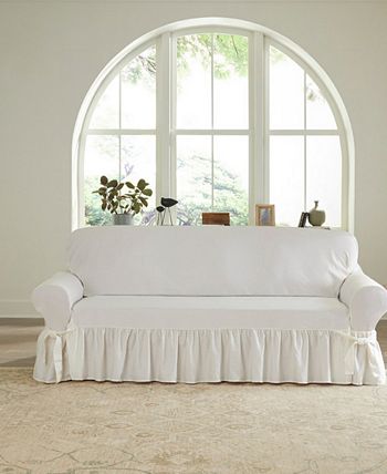 Sure fit essential twill scotchgard sale relaxed fit seat slipcover