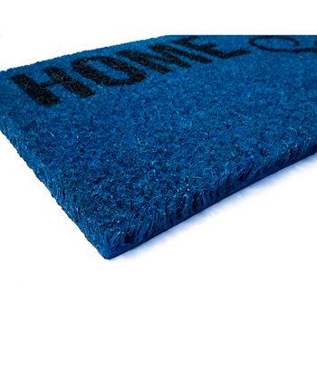 Mascot Hardware Home Sweet Home Minimalist Natural Coir Doormat With  Non-slip Backing
