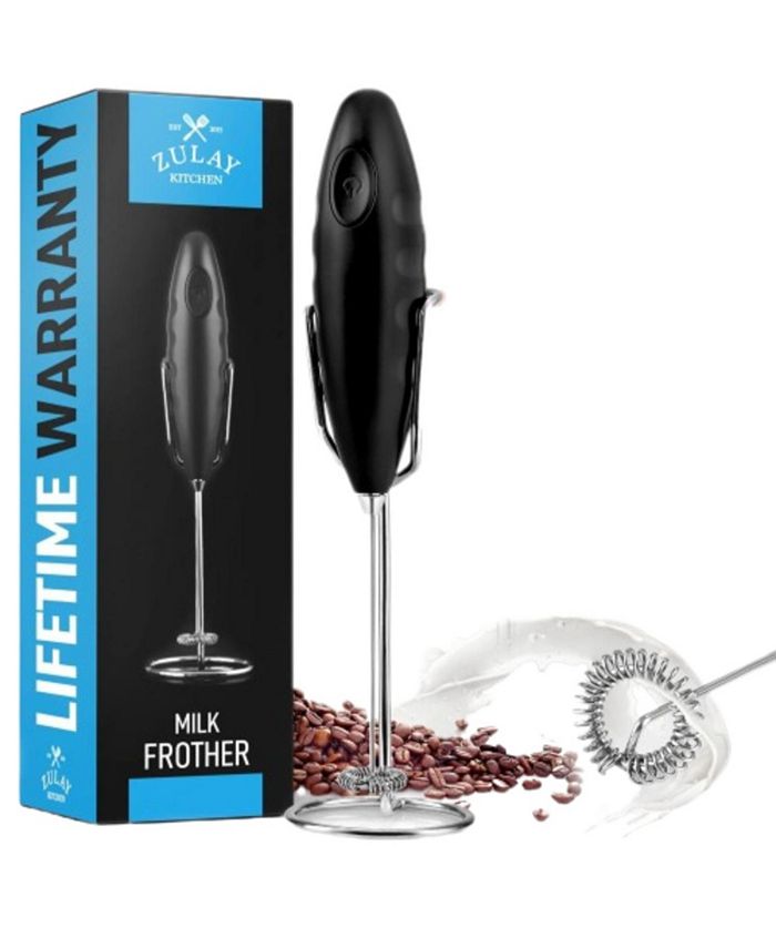 Zulay Kitchen - Milk Frother with Stand (Christmas Edition)