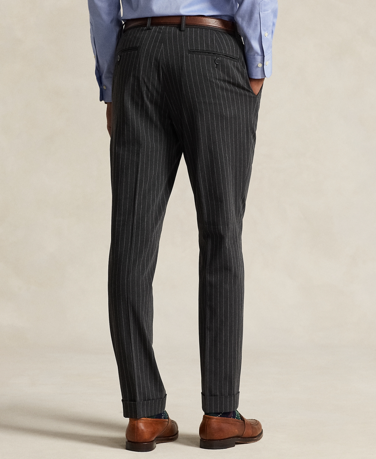 Polo Ralph Lauren Men's Performance Twill Trousers In Dark Grey,grey