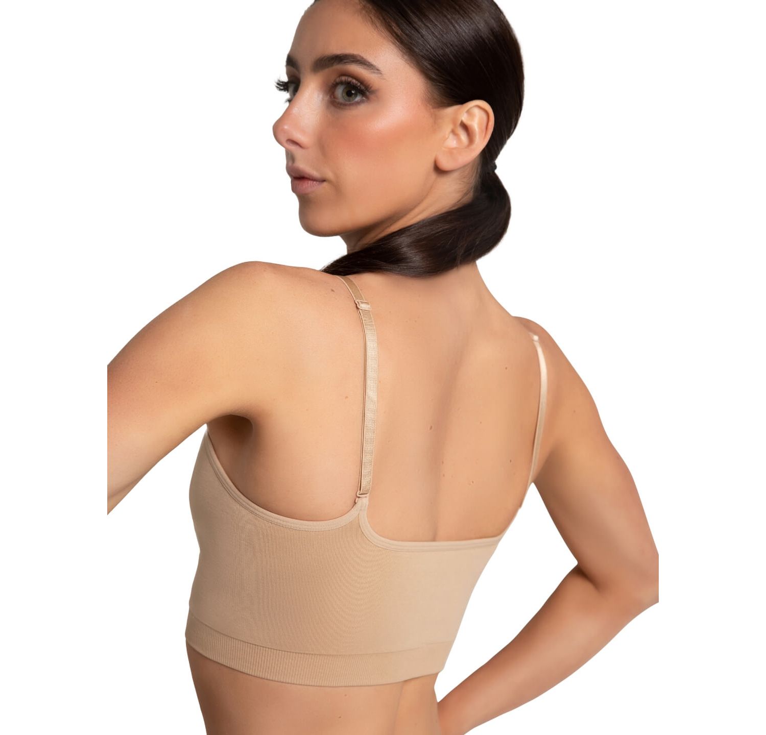 Women's Seamless Convertible Longline Bra