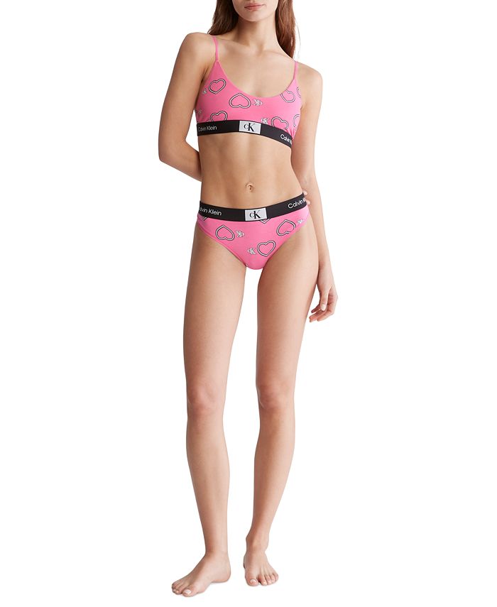Pink calvin clearance klein underwear set