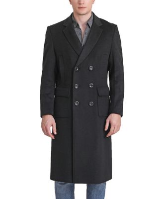 Длинное прогулочное пальто из полушерстяной смеси Holmes для мужчин Landing Leathers из натуральной кожи 49790₽