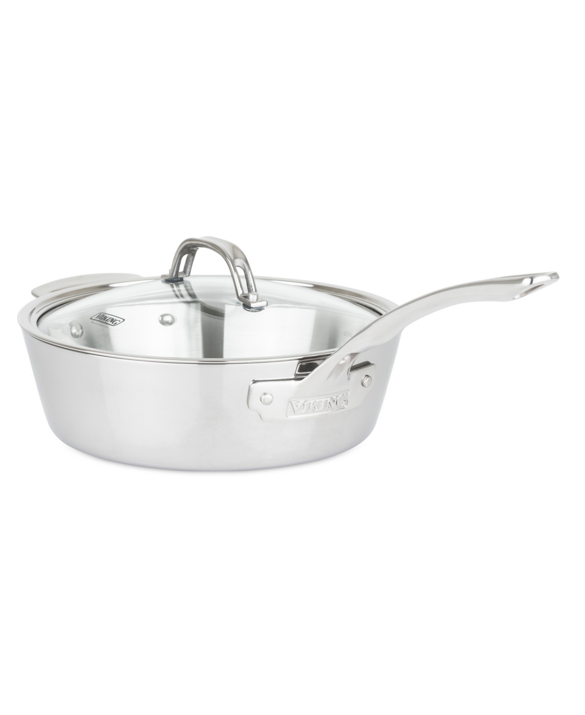 Viking Contemporary Stainless Steel 7-piece Cookware Set In Stainless Steel