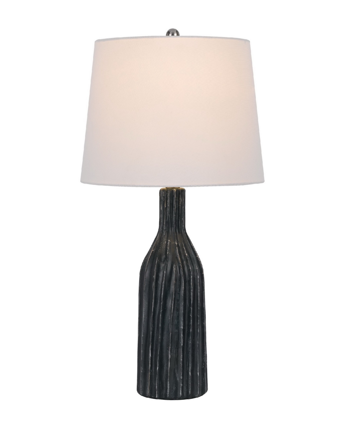 Cal Lighting 24.5" Height Ceramic Table Lamp Set In Marble