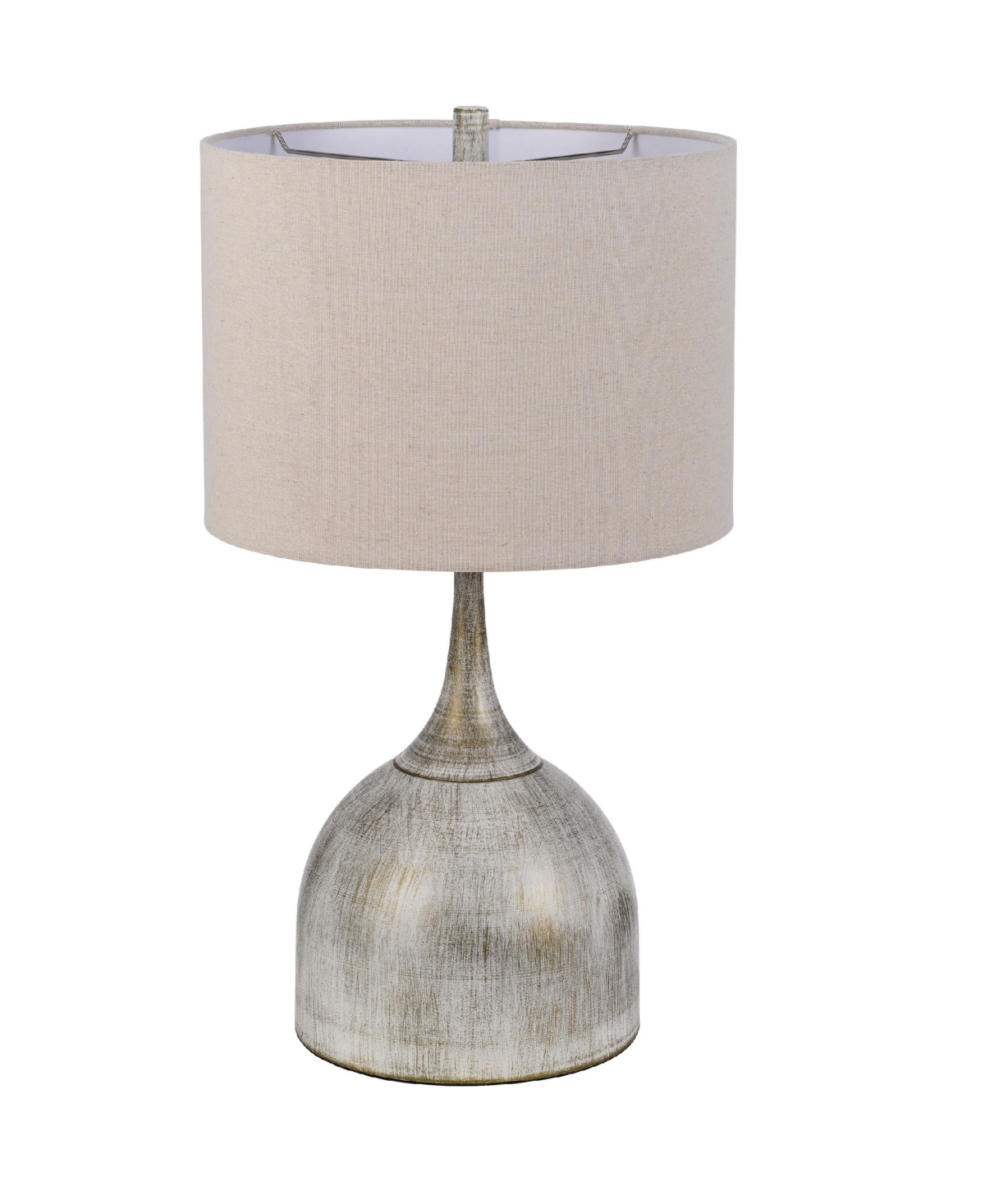 Cal Lighting Evanston 25.5" Height Metal Lamp Set In Drifted Wood