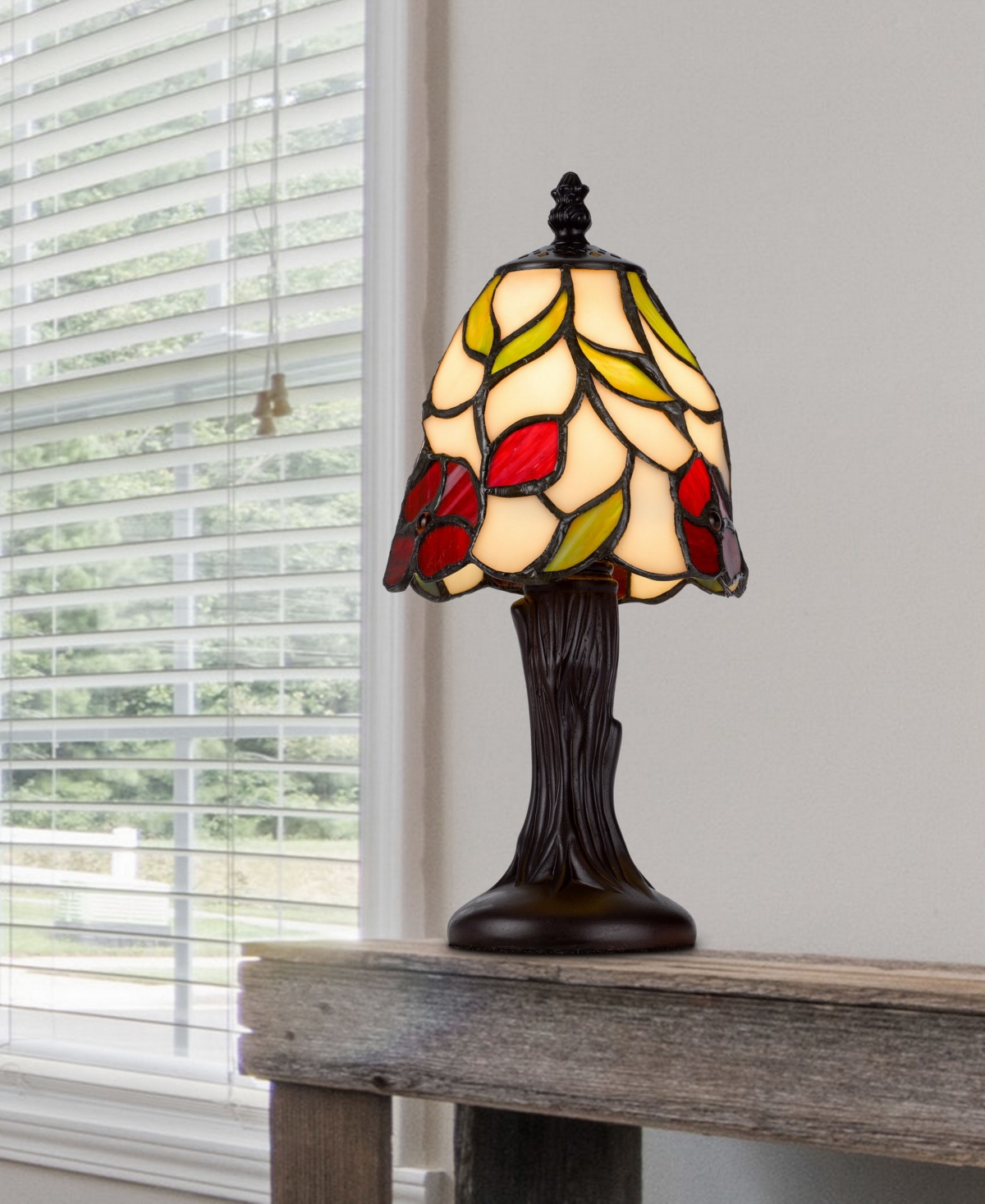 Cal Lighting 11" Height Metal And Resin Accent Lamp In Dark Bronze